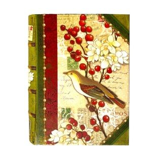 Punch Studio Merry Berries Holiday Embellished *Book Box (59427) (NO Cards)